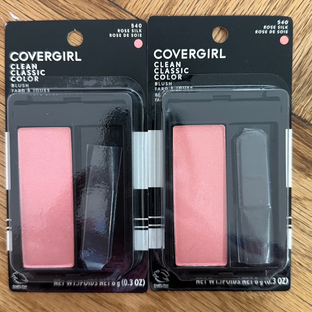 2x COVERGIRL Clean Classic Blushes - Rose Silk